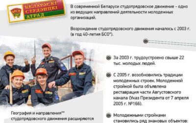 Белорусские студенческие отряды отмечают 60-летие!